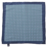 Deji Green Motif IMS 33cm Pocket Square - Tie Doctor
